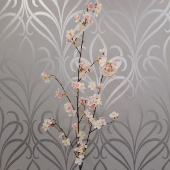 Artificial Cherry Blossom Branch Pink No Leaves 127cm Artificial Flowers